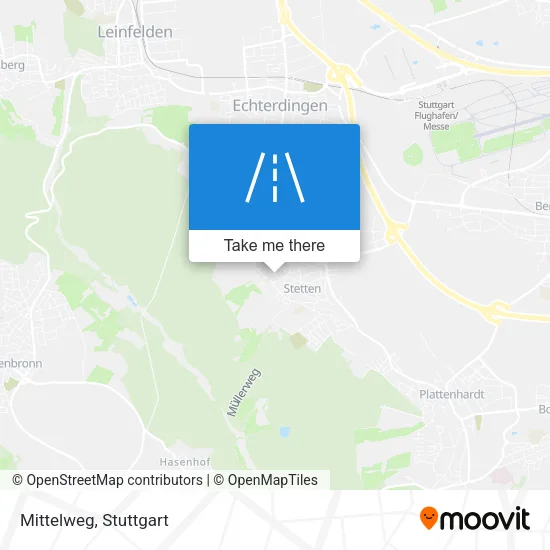 Карта Mittelweg
