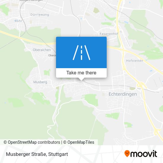 Musberger Straße map