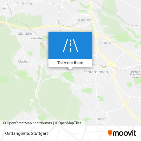 Карта Osttangente
