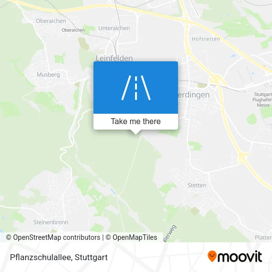Карта Pflanzschulallee