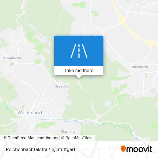 Reichenbachtalsträßle map