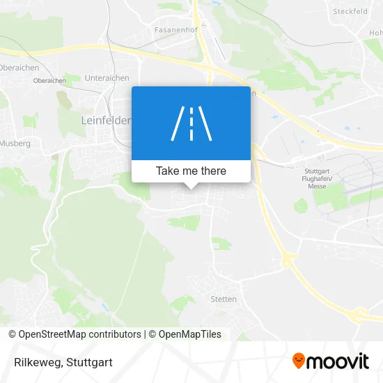 Карта Rilkeweg