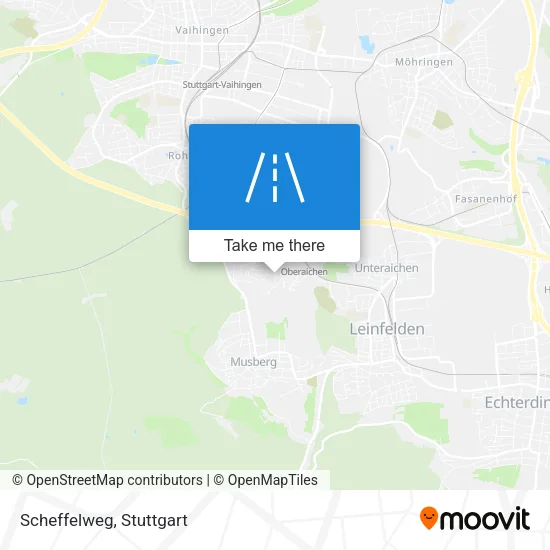 Карта Scheffelweg