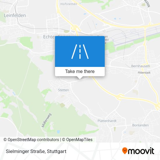 Sielminger Straße map
