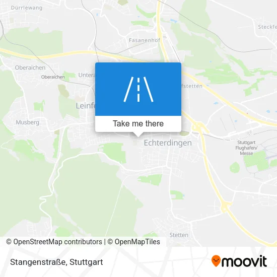 Карта Stangenstraße