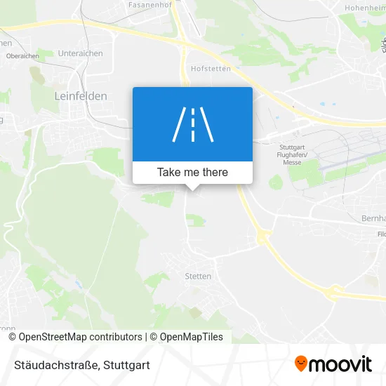 Карта Stäudachstraße