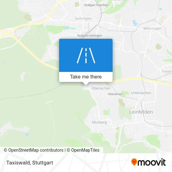 Карта Taxiswald