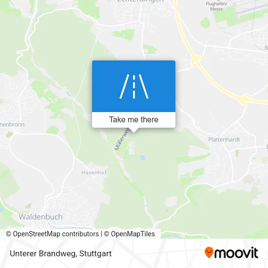 Карта Unterer Brandweg
