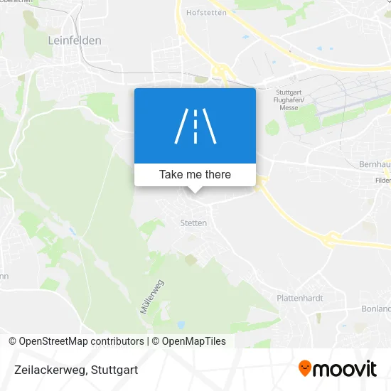 Карта Zeilackerweg