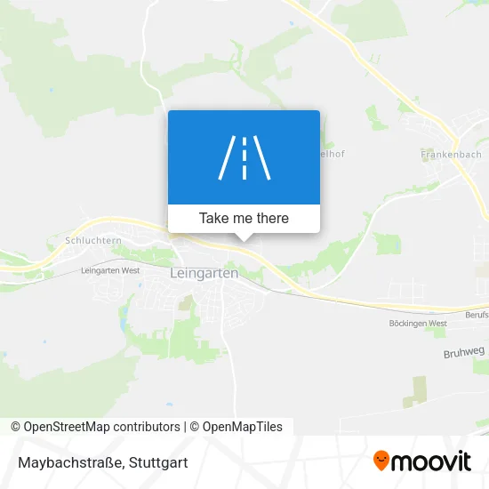 Карта Maybachstraße