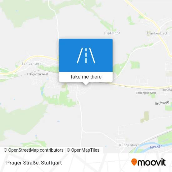 Карта Prager Straße