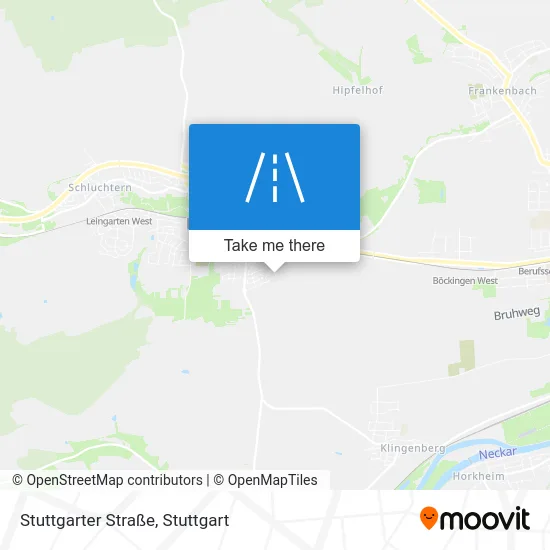 Карта Stuttgarter Straße
