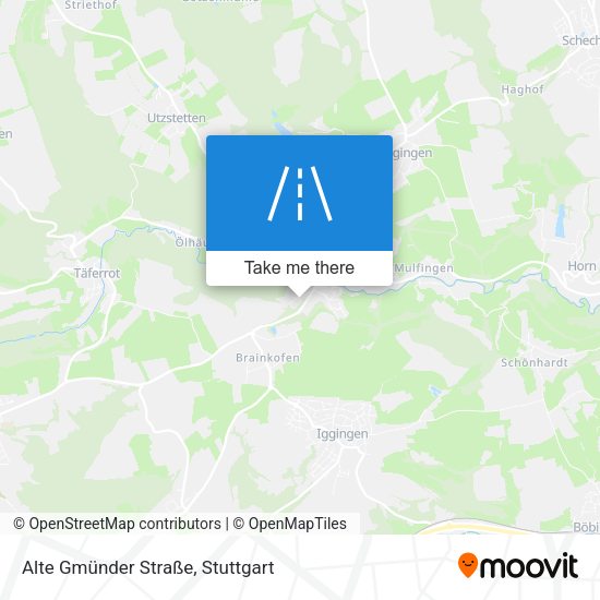 Alte Gmünder Straße map