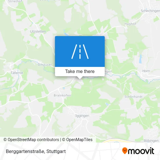 Карта Berggartenstraße