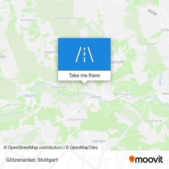 Карта Götzenacker