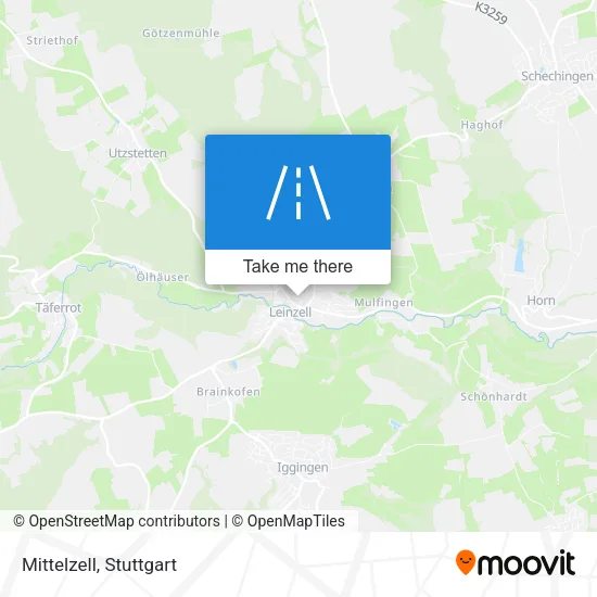 Карта Mittelzell