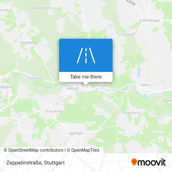 Карта Zeppelinstraße