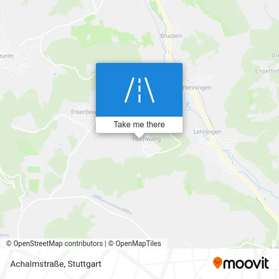 Карта Achalmstraße