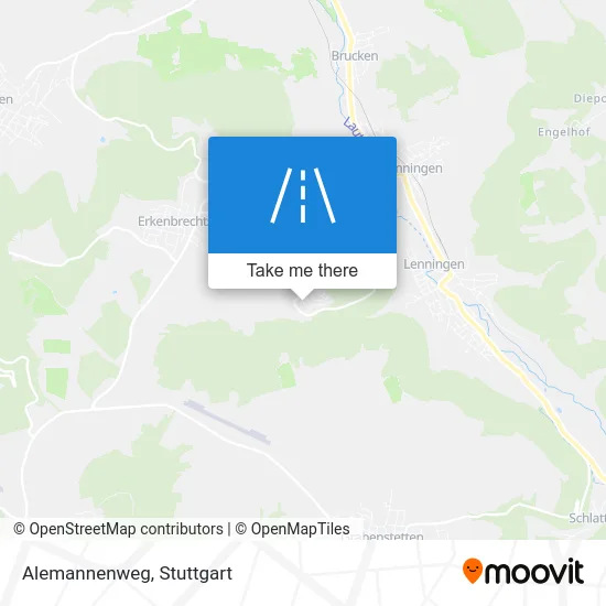 Карта Alemannenweg