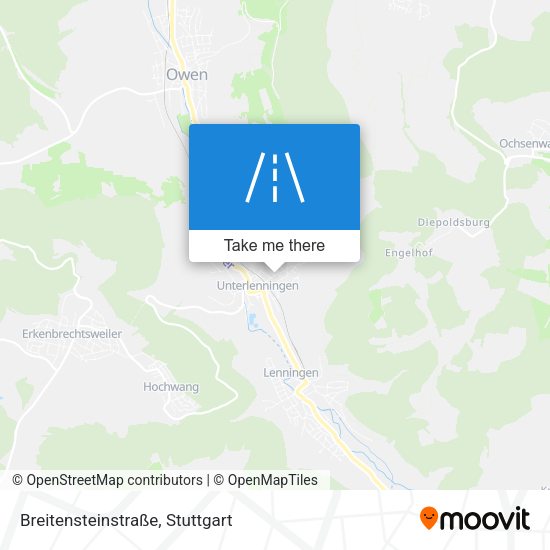 Карта Breitensteinstraße