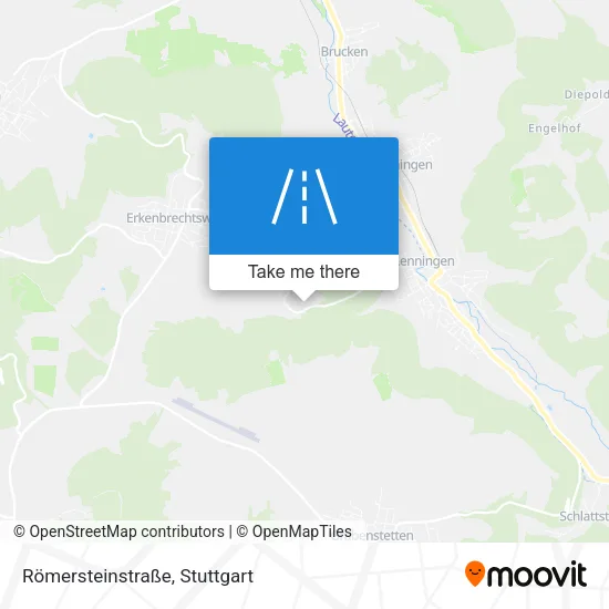 Карта Römersteinstraße