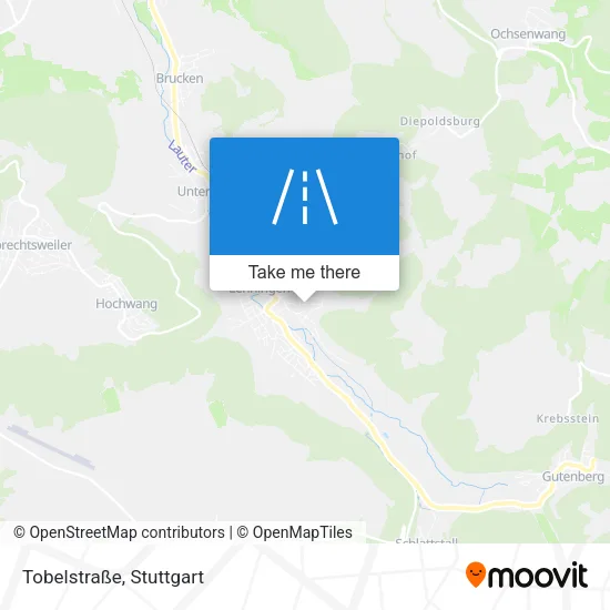 Карта Tobelstraße