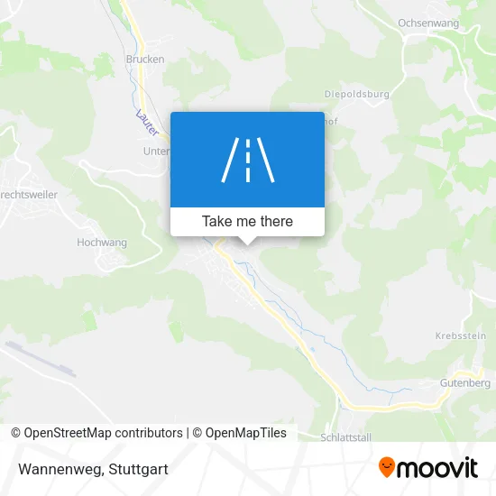 Карта Wannenweg