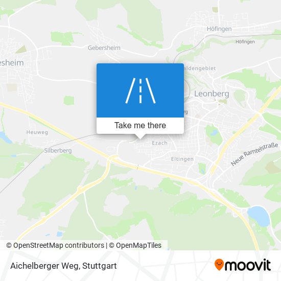 Карта Aichelberger Weg