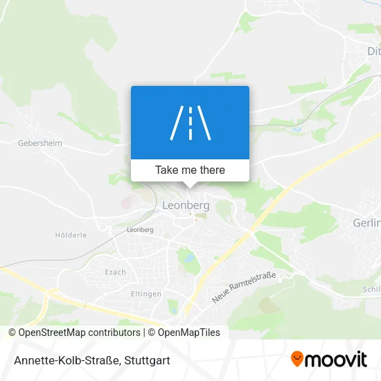 Карта Annette-Kolb-Straße