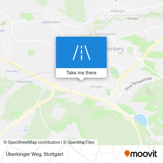 Карта Überkinger Weg