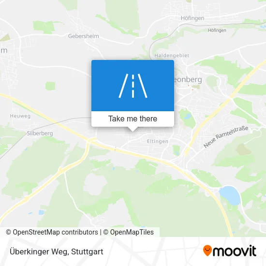 Карта Überkinger Weg