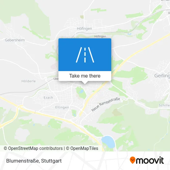 Карта Blumenstraße