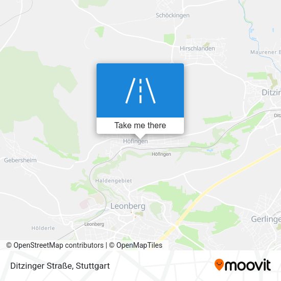 Ditzinger Straße map