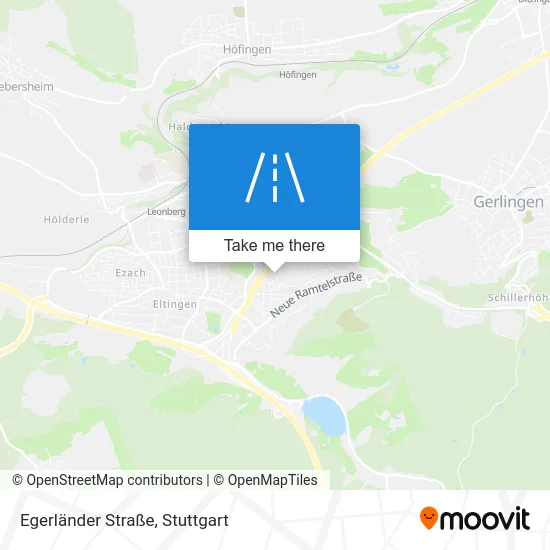 Карта Egerländer Straße