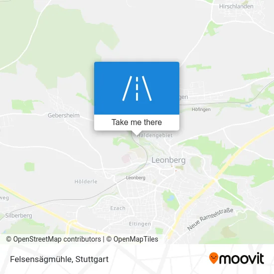 Карта Felsensägmühle