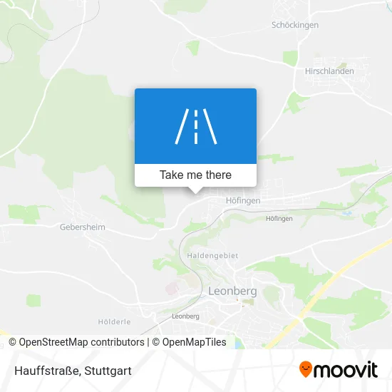 Карта Hauffstraße