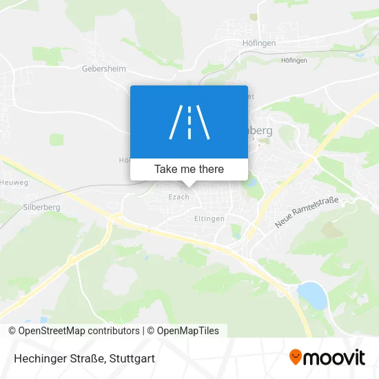 Карта Hechinger Straße