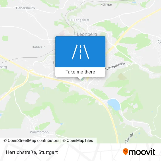 Карта Hertichstraße