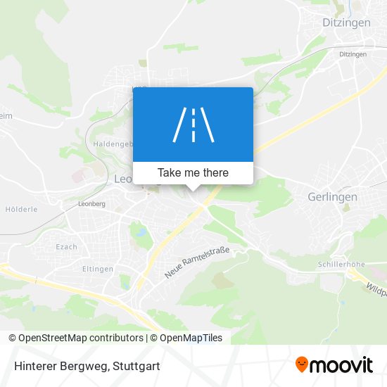 Hinterer Bergweg map