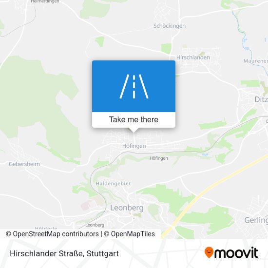Hirschlander Straße map