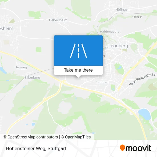 Карта Hohensteiner Weg