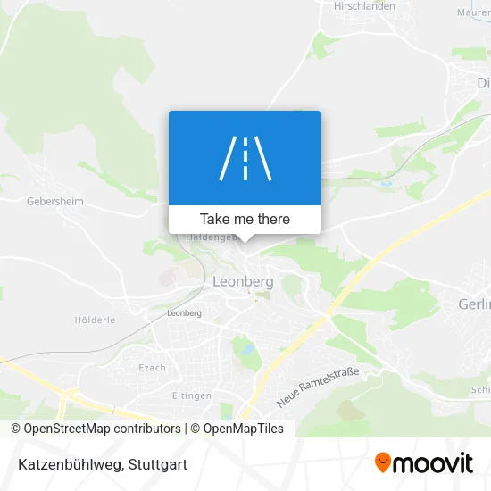 Карта Katzenbühlweg