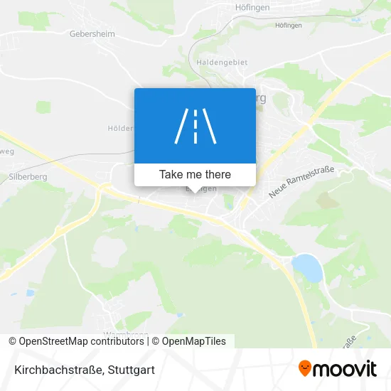 Карта Kirchbachstraße