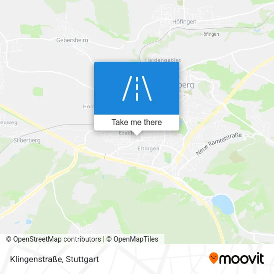 Klingenstraße map