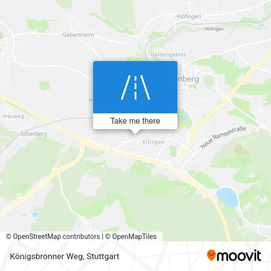 Карта Königsbronner Weg