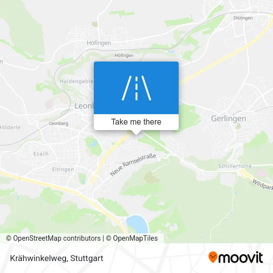 Krähwinkelweg map