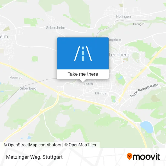 Карта Metzinger Weg