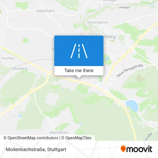 Карта Mollenbachstraße