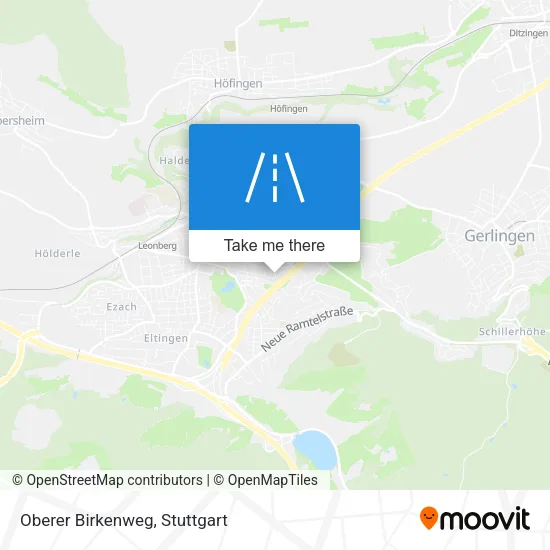 Карта Oberer Birkenweg