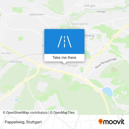 Карта Pappelweg